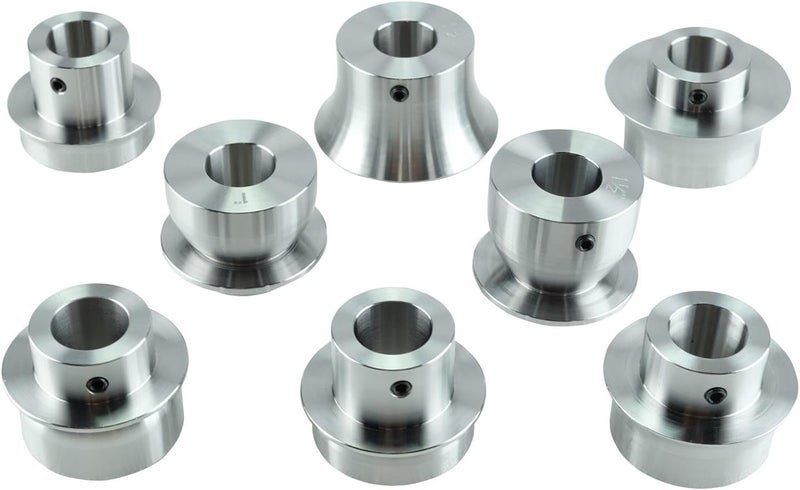 KASTFORCE KF5015 Bead Roller Radius Edge Die Set with 8 dies includes 5/16"-1/2" - 1" - 1 1/2" Radius Dies 22mm (0.866") shaft - Image 2